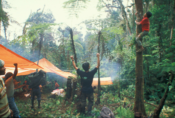 Camp lower Mt Apo